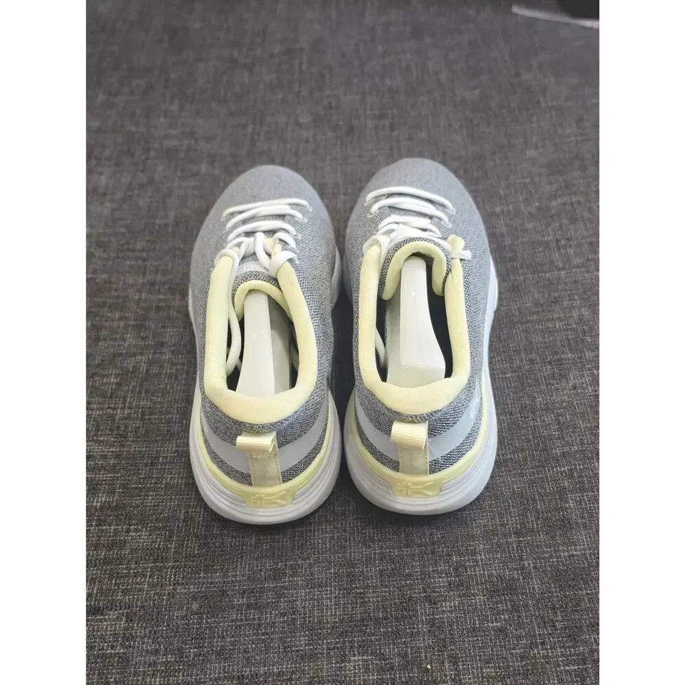KURU FLEX Via Women’s 9.5 Wide Dove Gray Pale Lime Orthopedic Walking Shoes